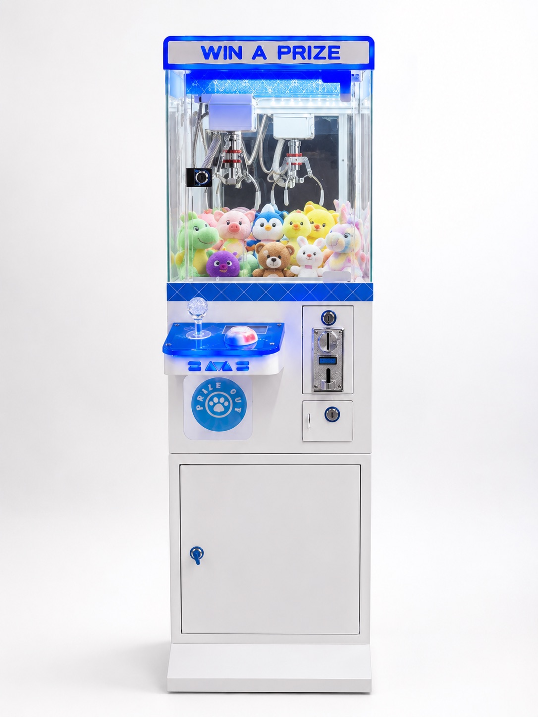 Blue claw machine rental